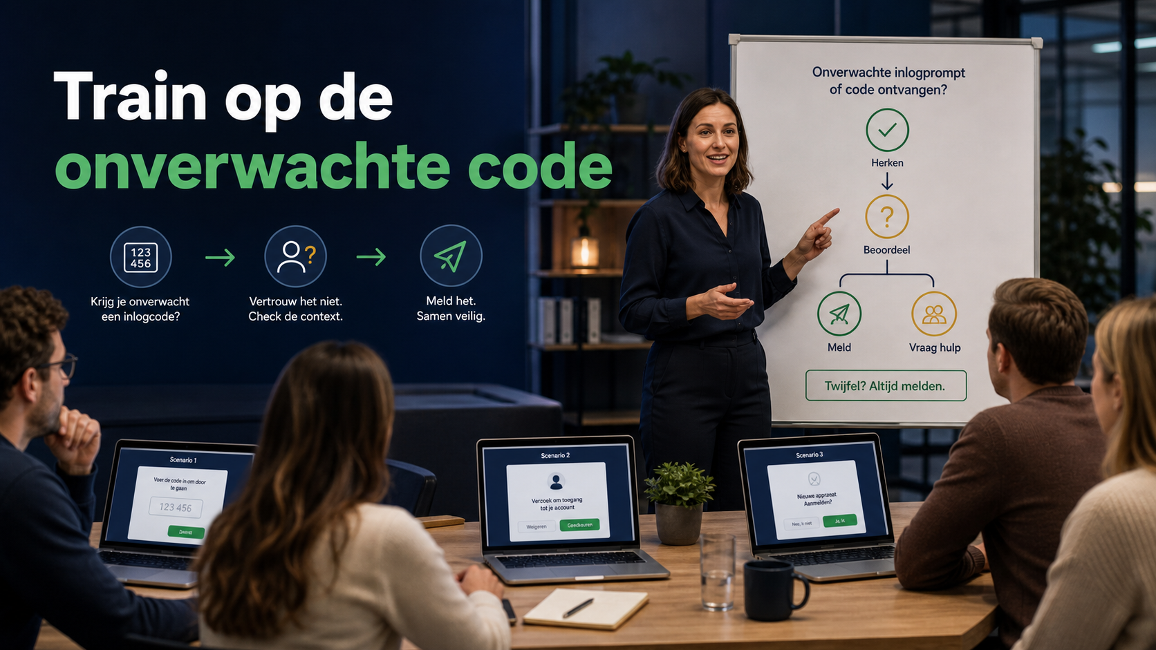 Training rond onverwachte apparaatcodes en meldgedrag